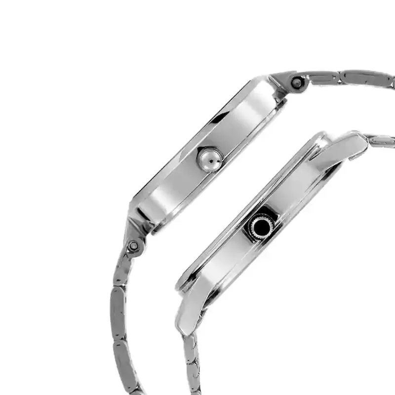 Titan Bandhan Silver Dial Couple Watch Set- 17732603SM01